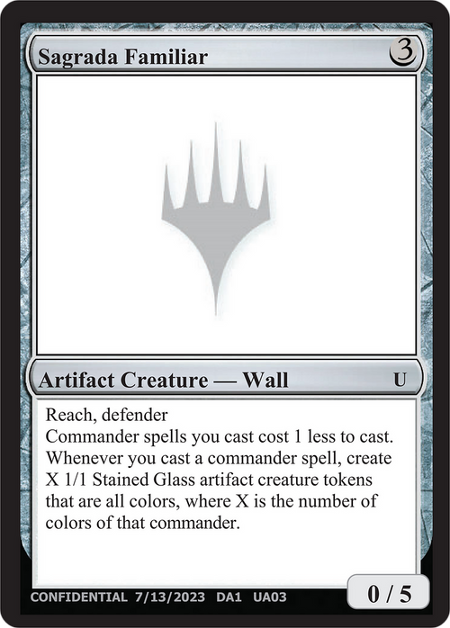 Sagrada Familiar (UNK-UA03D) - Unknown Event