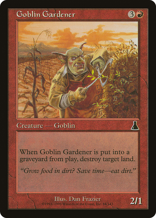 Goblin Gardener (UDS-084) - Urza's Destiny