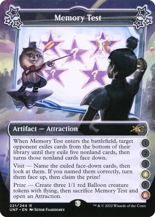 Memory Test (4-6) (UNF-221) - Unfinity Foil