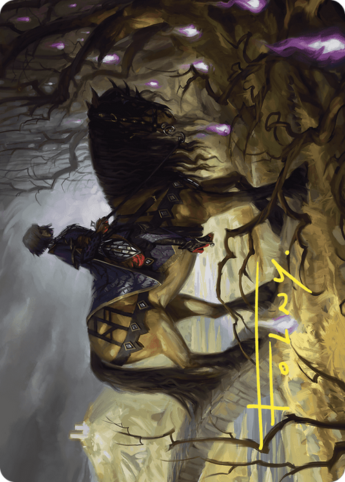 Rowan's Grim Search // Rowan's Grim Search (AWOE-013) - Wilds of Eldraine Art Series (Borderless)