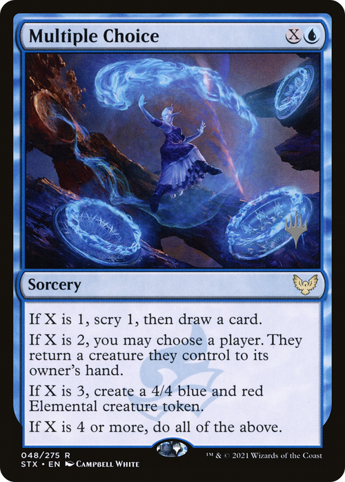 Multiple Choice (PPSTX-48P) - Strixhaven: School of Mages Promos Foil