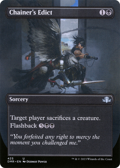 Chainer's Edict (Borderless) (DMR-425) - Dominaria Remastered