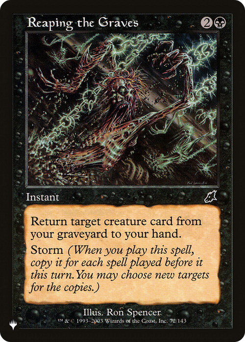 Reaping the Graves (LIST-72/143) - The List