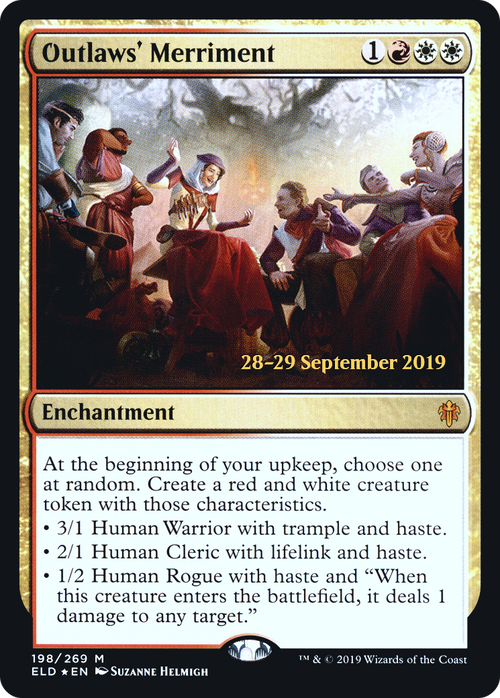 Outlaws' Merriment (PRE-198S) - Throne of Eldraine Promos Foil