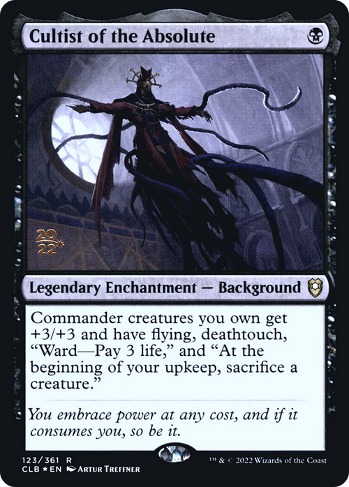 Cultist of the Absolute (PRE-123) - Battle for Baldur's Gate Promos Foil