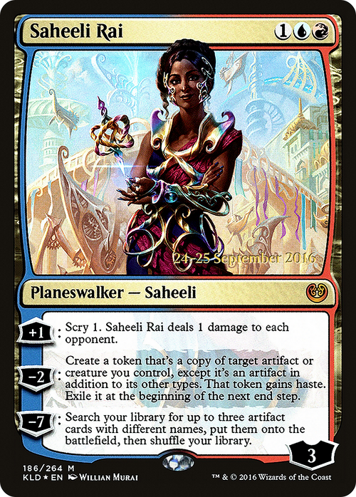 Saheeli Rai (PRE-186S) - Kaladesh Promos Foil