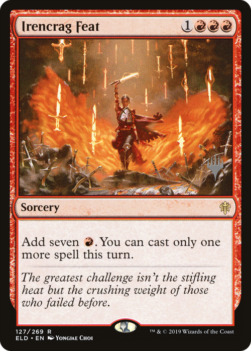 Irencrag Feat (PPELD-127P) - Throne of Eldraine Promos Foil