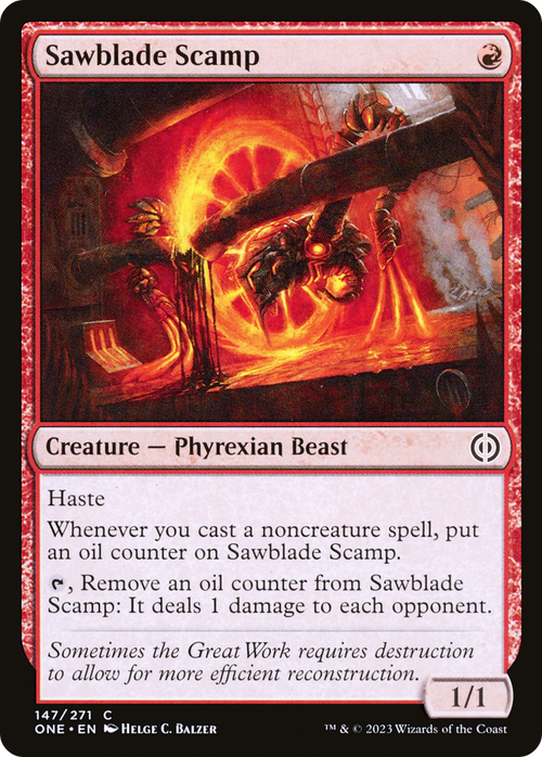Sawblade Scamp (ONE-147) - Phyrexia: All Will Be One