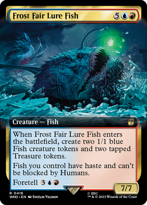 Frost Fair Lure Fish (Extended Art) (WHO-416) - Doctor Who: (Extended Art) Foil