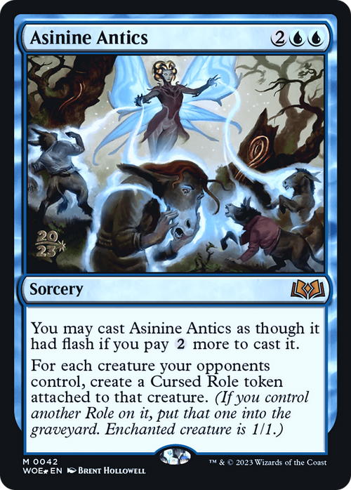 Asinine Antics (PRE-042) - Wilds of Eldraine Promos Foil