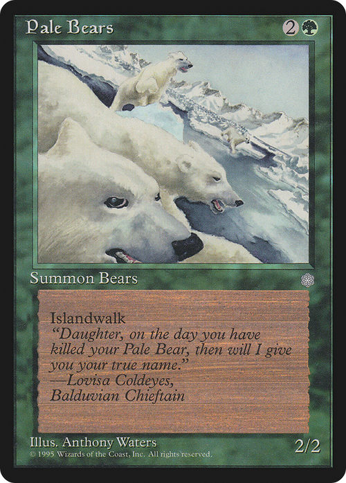Pale Bears (ICE-) - Ice Age