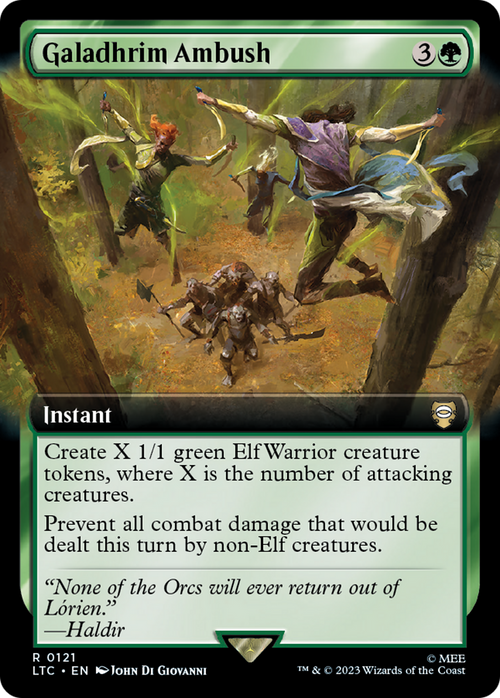 Galadhrim Ambush (Extended Art) (LTC-121) - Tales of Middle-earth Commander: (Extended Art)