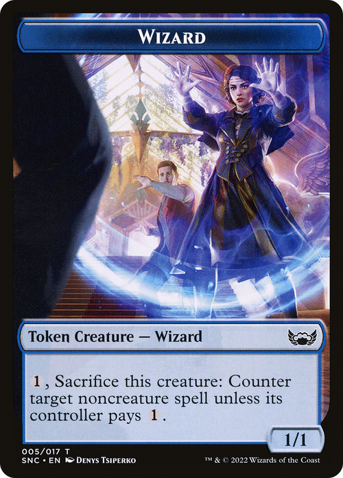 Wizard (TSNC-005) - Streets of New Capenna Tokens