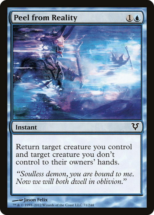 Peel from Reality (AVR-071) - Avacyn Restored