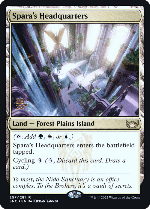 Spara's Headquarters (PRE-257) - Streets of New Capenna Promos Foil