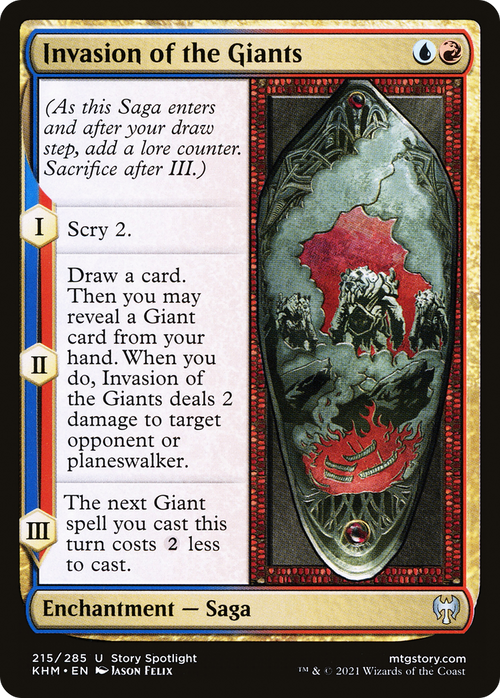 Invasion of the Giants (KHM-215) - Kaldheim Foil
