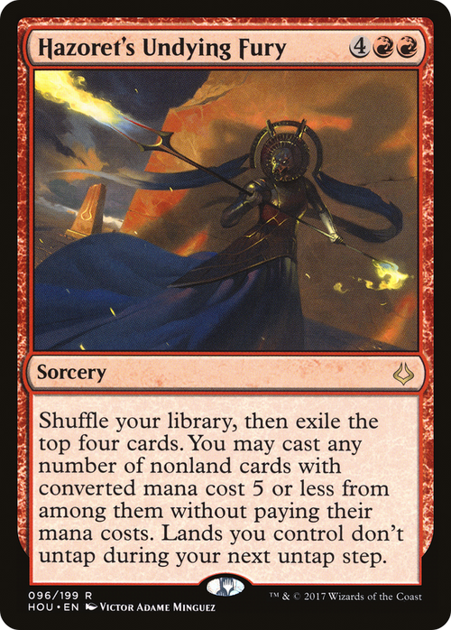 Hazoret's Undying Fury (HOU-096) - Hour of Devastation Foil