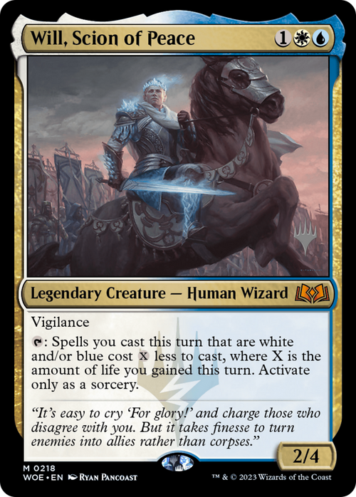 Will, Scion of Peace (PPWOE-218) - Wilds of Eldraine Promos