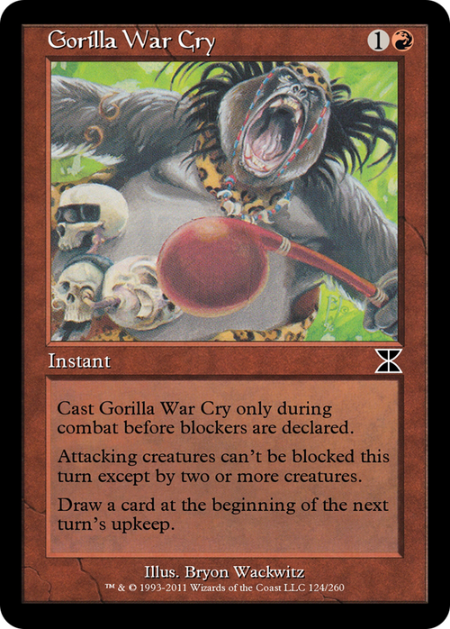 Gorilla War Cry (ME4-124) - Masters Edition IV Foil