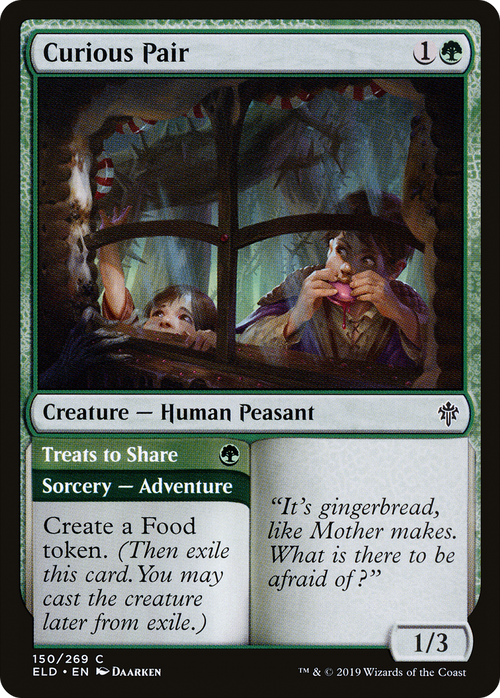 Curious Pair (ELD-150) - Throne of Eldraine Foil