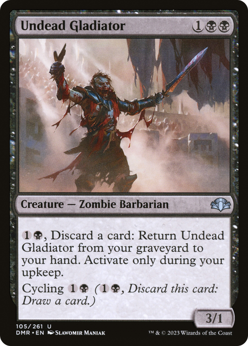 Undead Gladiator (DMR-105) - Dominaria Remastered Foil