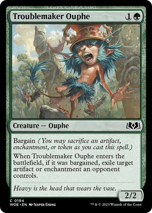 Troublemaker Ouphe (WOE-194) - Wilds of Eldraine Foil