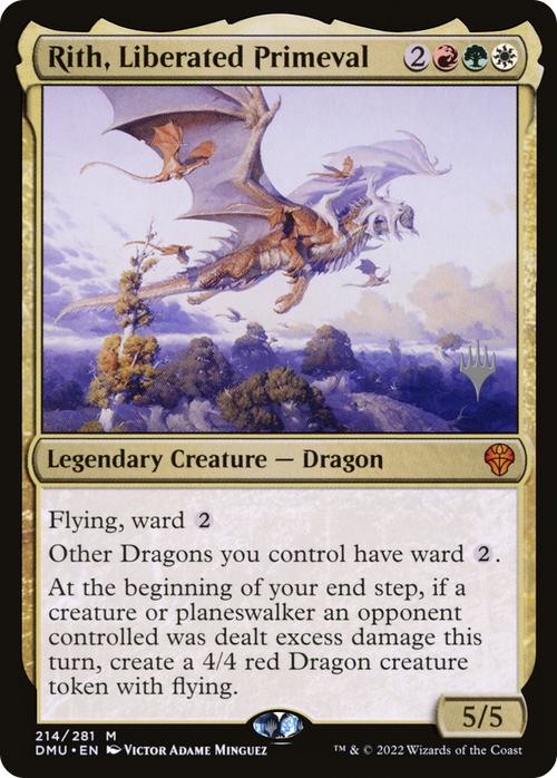 Rith, Liberated Primeval (PPDMU-214) - Dominaria United Promos Foil