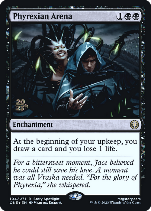 Phyrexian Arena (PRE-104) - Phyrexia: All Will Be One Promos Foil