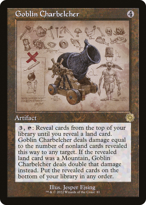 Goblin Charbelcher (Schematic) (BRR-081) - The Brothers' War Retro Artifacts Foil