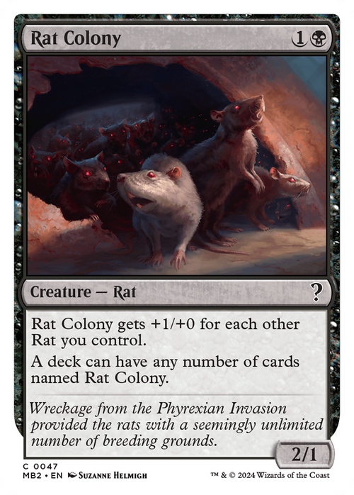Rat Colony (White Border) (MB2-047) - Mystery Booster 2
