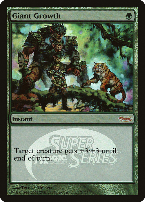 Giant Growth (Junior Super Series) (JSS-001) - Junior Super Series Foil