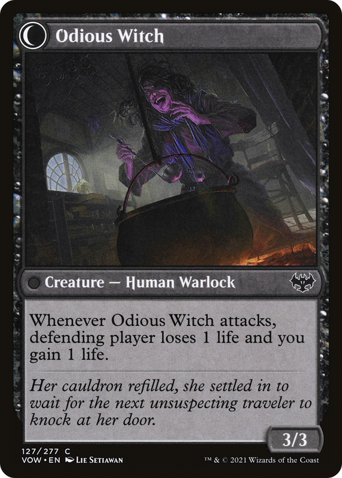 Ragged Recluse (VOW-127) - Innistrad: Crimson Vow: (Double Faced Transform)