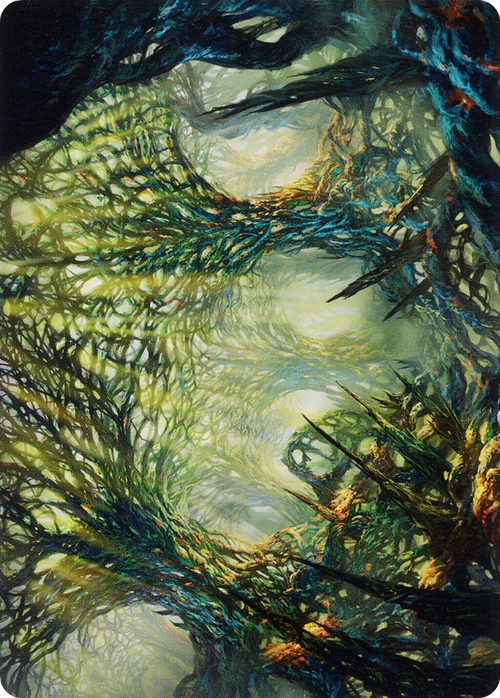 The Hunter Maze // The Hunter Maze (AONE-060) - Phyrexia: All Will Be One Art Series (Borderless)