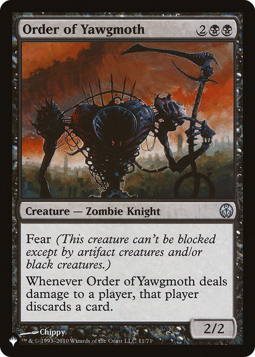 Order of Yawgmoth (LIST-DDE-11) - The List