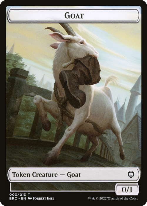 Goat (TBRC-003) - The Brothers' War Commander Tokens