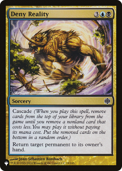 Deny Reality (ARB) (LIST-ARB-19) - The List