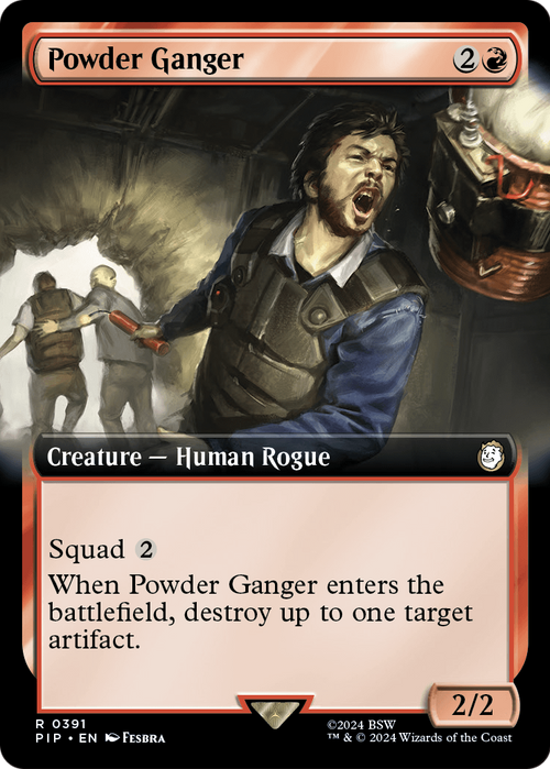 Powder Ganger (Extended Art) (PIP-391) - Fallout: (Extended Art) Foil