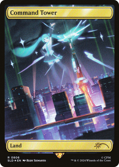 Command Tower (SLD-806) - Secret Lair Drop (Borderless) Foil