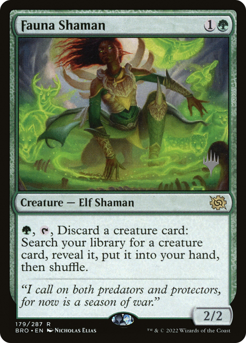 Fauna Shaman (PPBRO-179) - The Brothers' War Promos