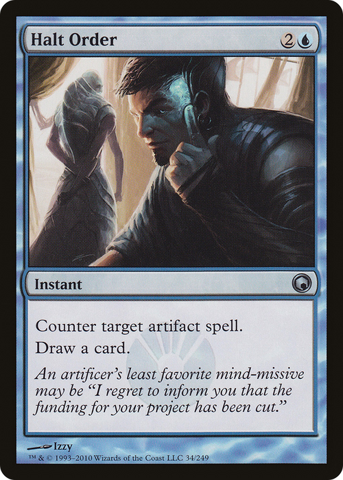 Halt Order (SOM-034) - Scars of Mirrodin Foil