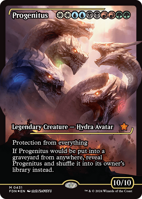 Progenitus (Showcase) (FDN-431) - Foundations: (Showcase) Foil