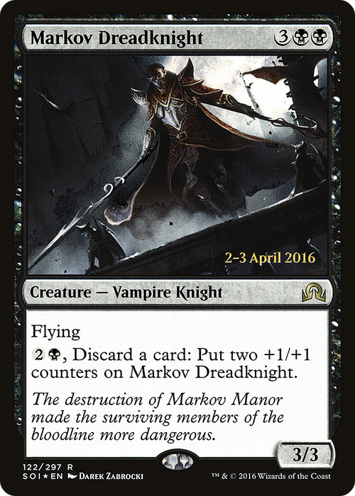 Markov Dreadknight (PRE-122S) - Shadows over Innistrad Promos Foil