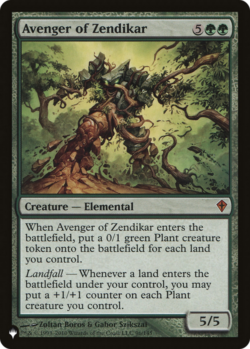 Avenger of Zendikar (LIST-96/145) - The List