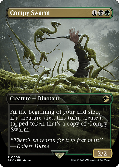 Compy Swarm (Borderless) (REX-009) - Jurassic World Collection