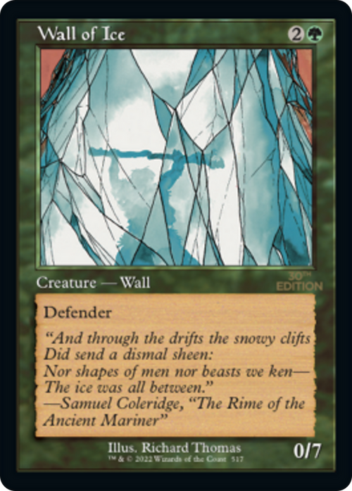 Wall of Ice (Retro Frame) (30A-517) - 30th Anniversary Edition