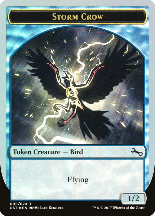 Storm Crow Token (UST-005) - Unstable Tokens Foil