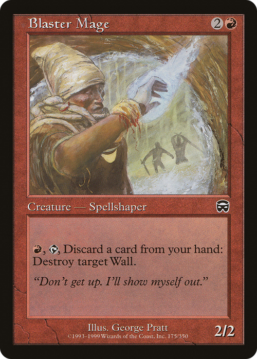 Blaster Mage (MMQ-175) - Mercadian Masques