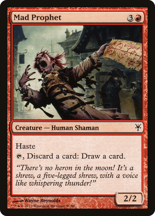 Mad Prophet (DDK-051) - Duel Decks: Sorin vs. Tibalt