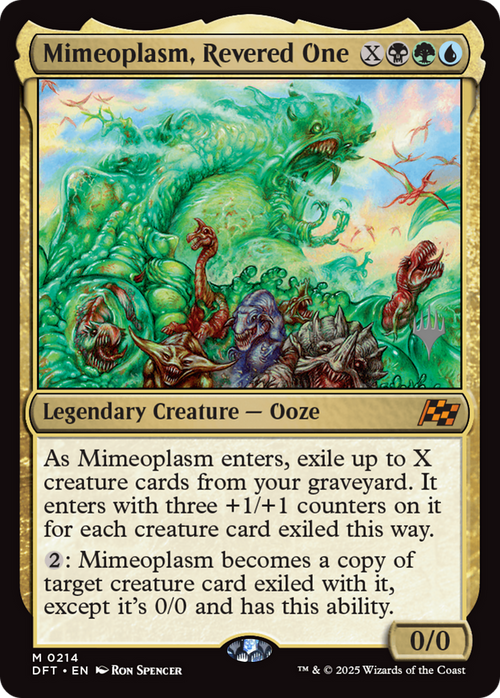 Mimeoplasm, Revered One (PPDFT-214P) - Promo Pack: Aetherdrift Foil