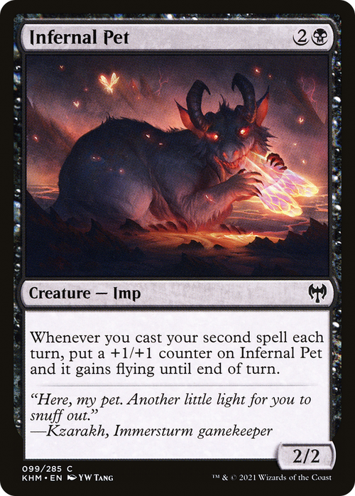 Infernal Pet (KHM-099) - Kaldheim
